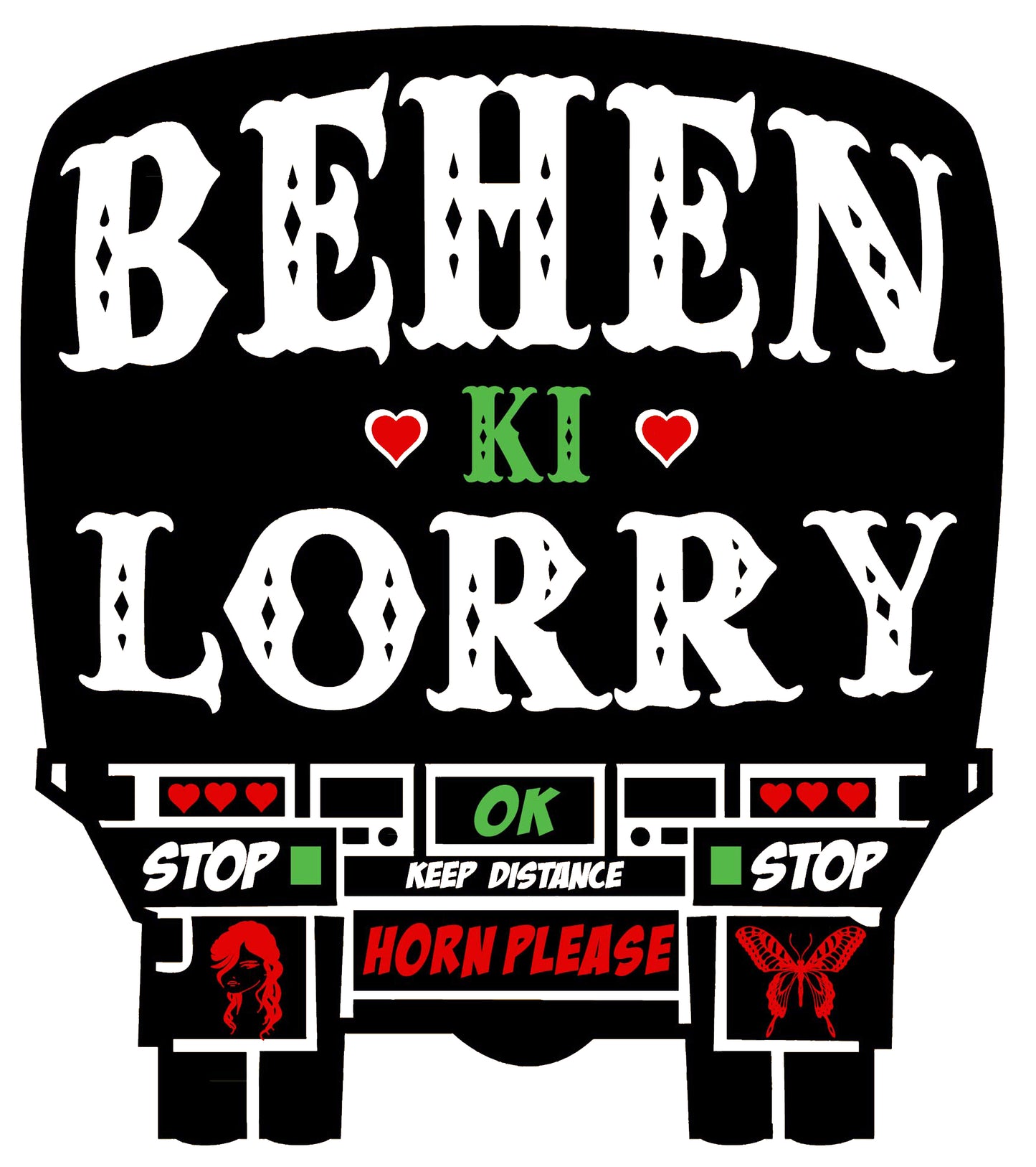 Round Neck T-Shirt - Behan ki lorry