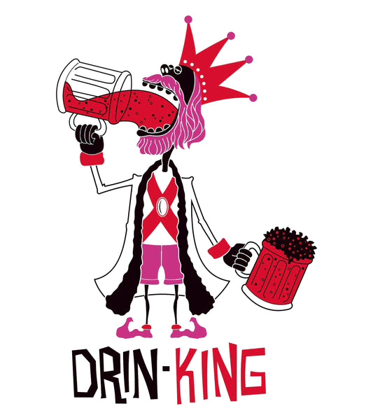 Round Neck T-Shirt - DrinKing