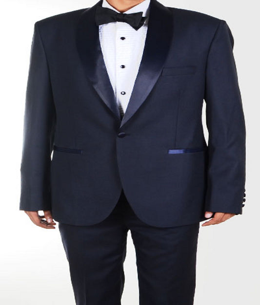 Gwalior Premium Suit Length - Navy Blue