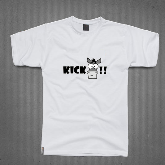 Round Neck T-Shirt - Kick ass