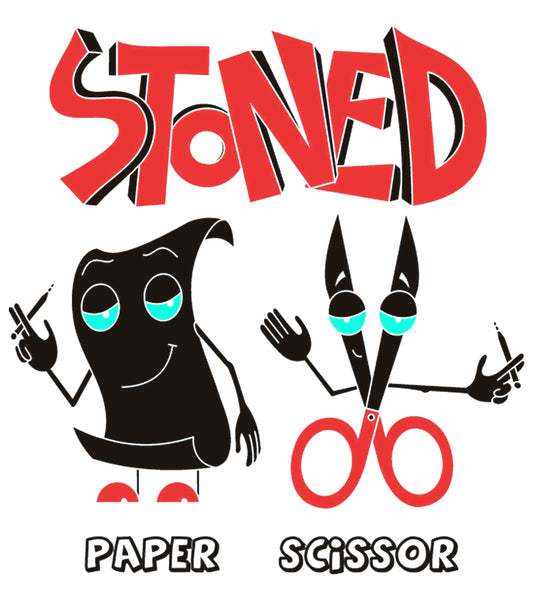 Round Neck T-Shirt - Stoned Paper Scissor