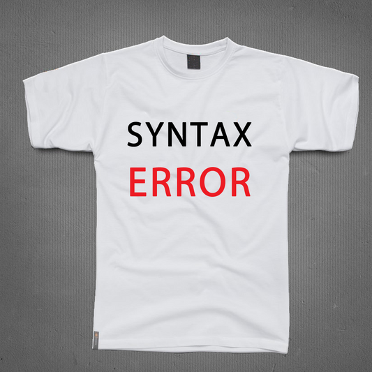 Round Neck T-Shirt - Syntax Error-t