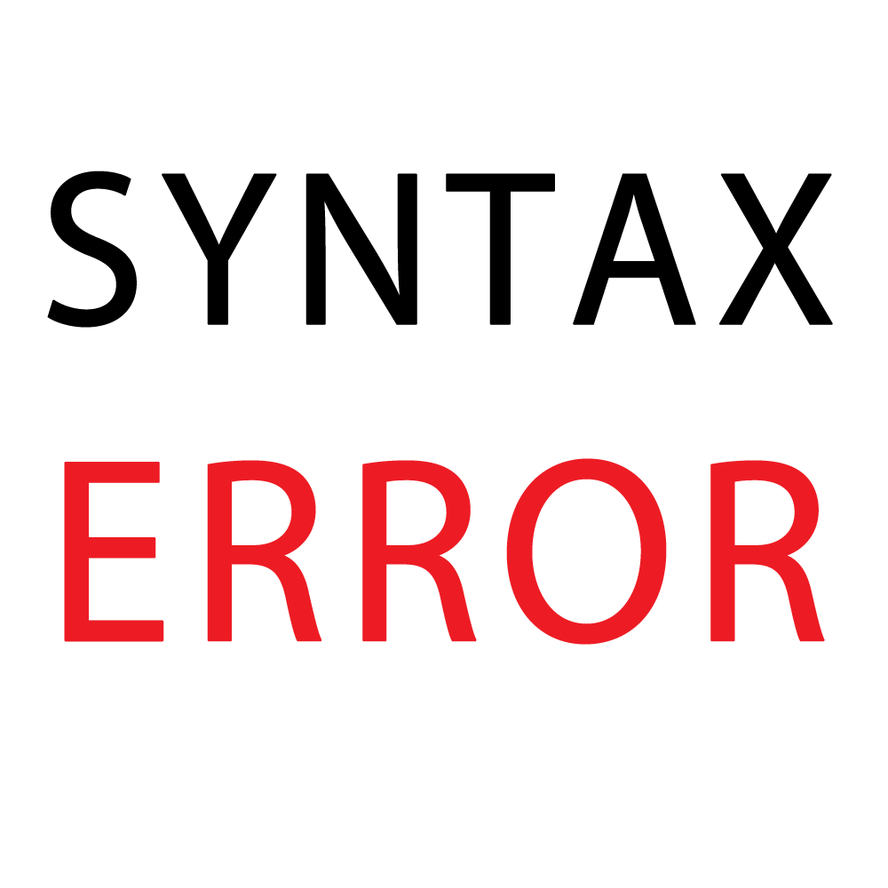 Round Neck T-Shirt - Syntax Error-t