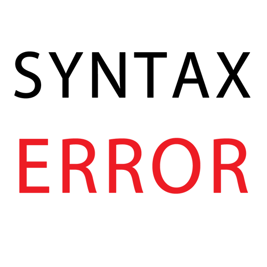 Round Neck T-Shirt - Syntax Error-t