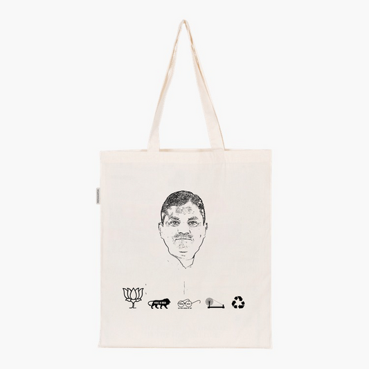 Printed Natural Tote Bag (Shri Upendra Singh Rawat)
