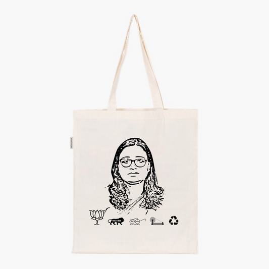 Printed Natural Tote Bag (Smt Rekha Verma)