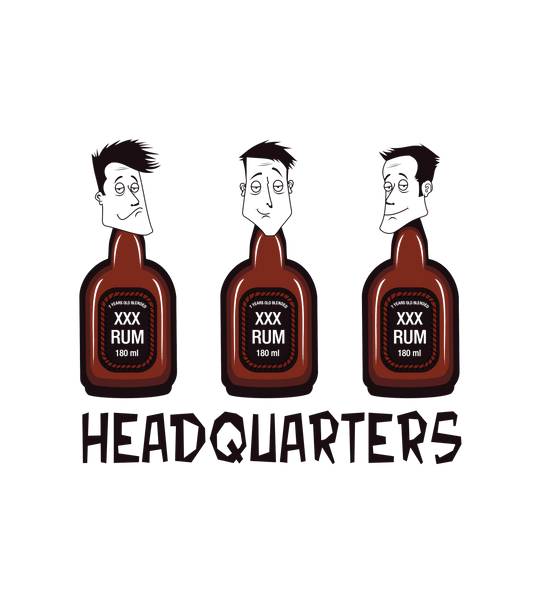 Round Neck T-Shirt - head-quaters-T