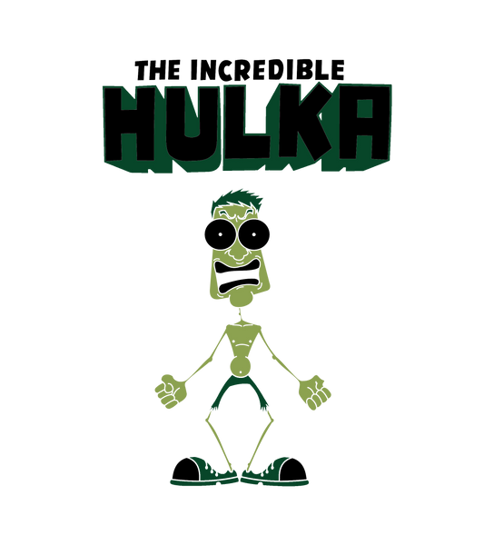 Round Neck T-Shirt - incredible-hulk-T