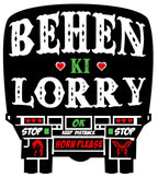 Round Neck T-Shirt - Behan ki lorry - MeraKapda