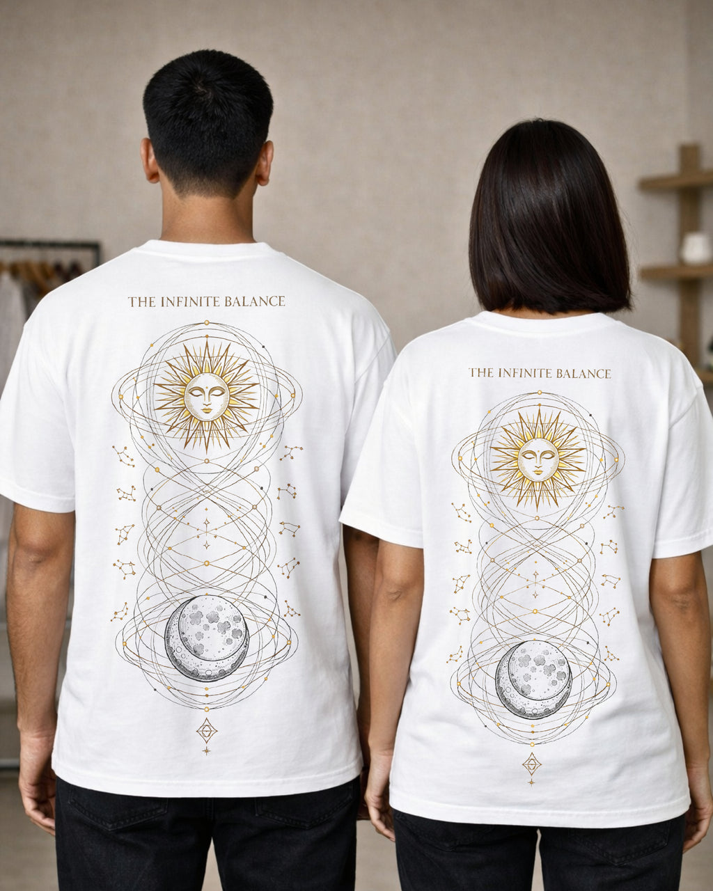 Infinite Balance Oversized T-Shirt – Celestial Peace Collection