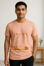 Cute Kite Flyers Graphic T-Shirt – Playful Everyday Wear