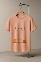 Cute Kite Flyers Graphic T-Shirt – Playful Everyday Wear