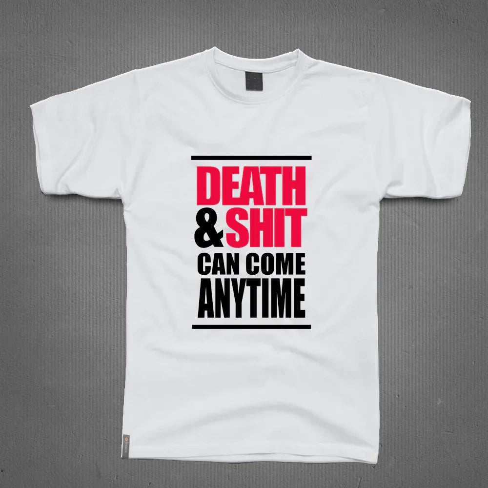 Round Neck T-Shirt - Death and Shit - MeraKapda
