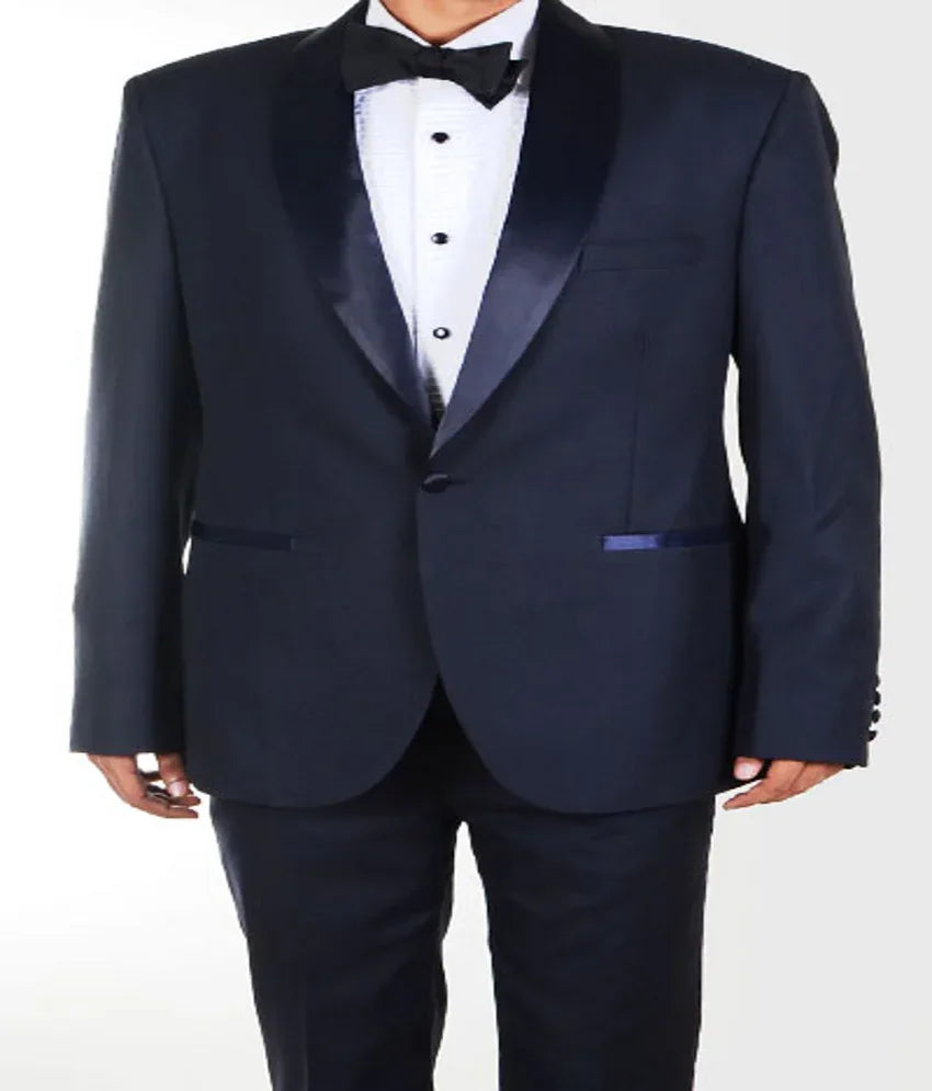 Gwalior Premium Suit Length - Navy Blue - MeraKapda