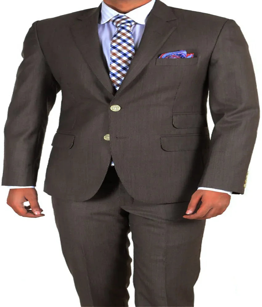 Gwalior Premium Suit Length - Brown - MeraKapda