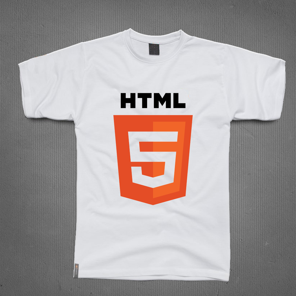 Round Neck T-Shirt - HTML5-t