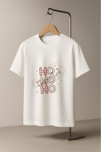 Ho Ho Ho Christmas T-Shirt – Santa & Reindeer Space Adventure