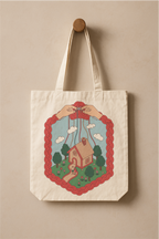 Intertwined – Yarn Forest Home Canvas Tote Bag | Valentine Edition | Mera Kapda