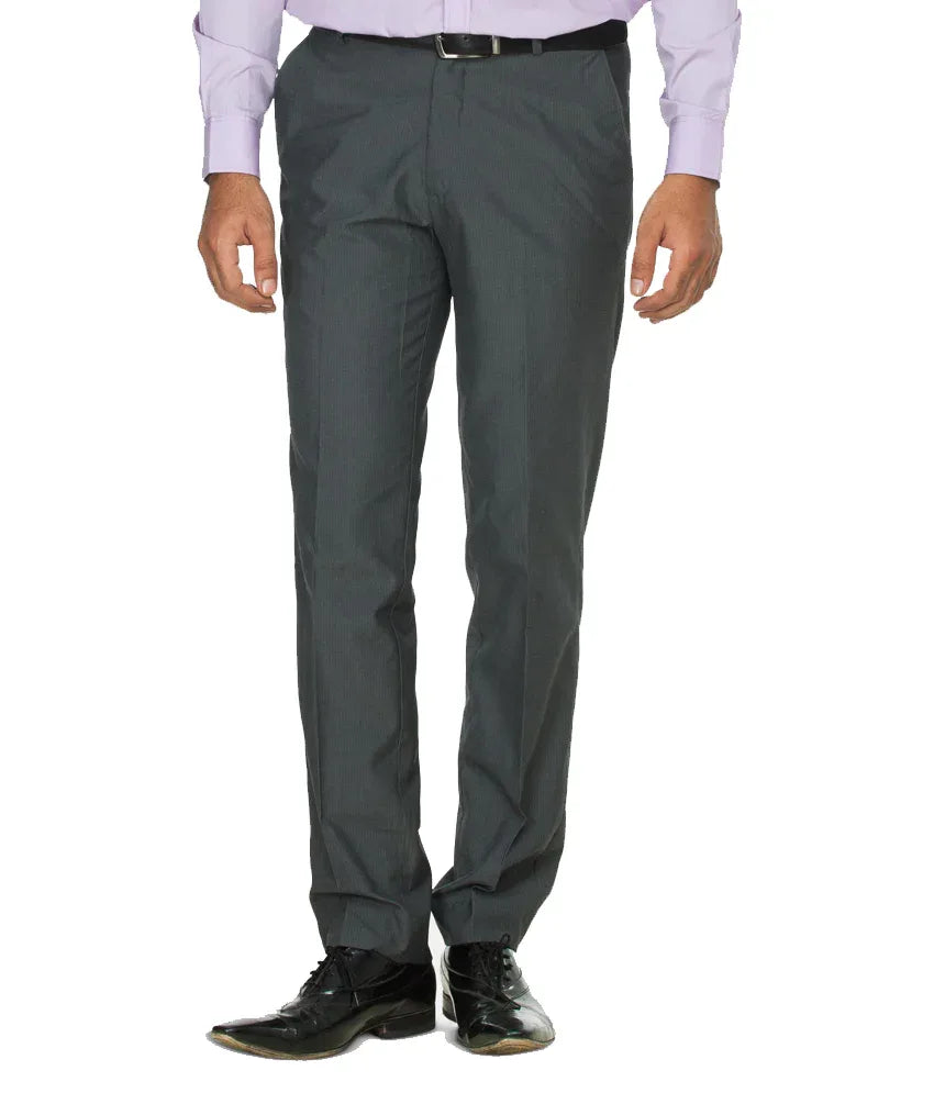 Pack of 2 Formal Trouser For Men - Blue & Gray - MeraKapda