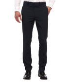 Pack of 3 Formal Trouser For Men - Black, Blue & Brown - MeraKapda
