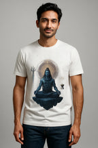 Mahadev Cosmos Compose T-shirt – The Stillness Beyond Sound - MeraKapda