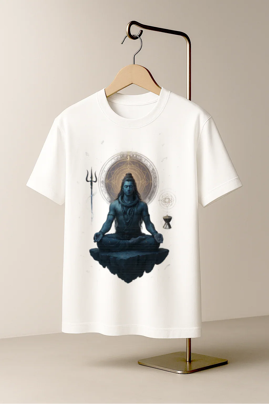 Mahadev Cosmos Compose T-shirt – The Stillness Beyond Sound - MeraKapda
