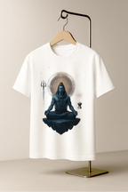 Mahadev Cosmos Compose T-shirt – The Stillness Beyond Sound - MeraKapda