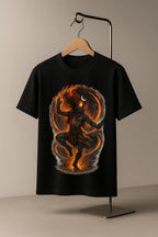 Mahadev Fire Dance T-Shirt – Cosmic Energy in Motion - MeraKapda