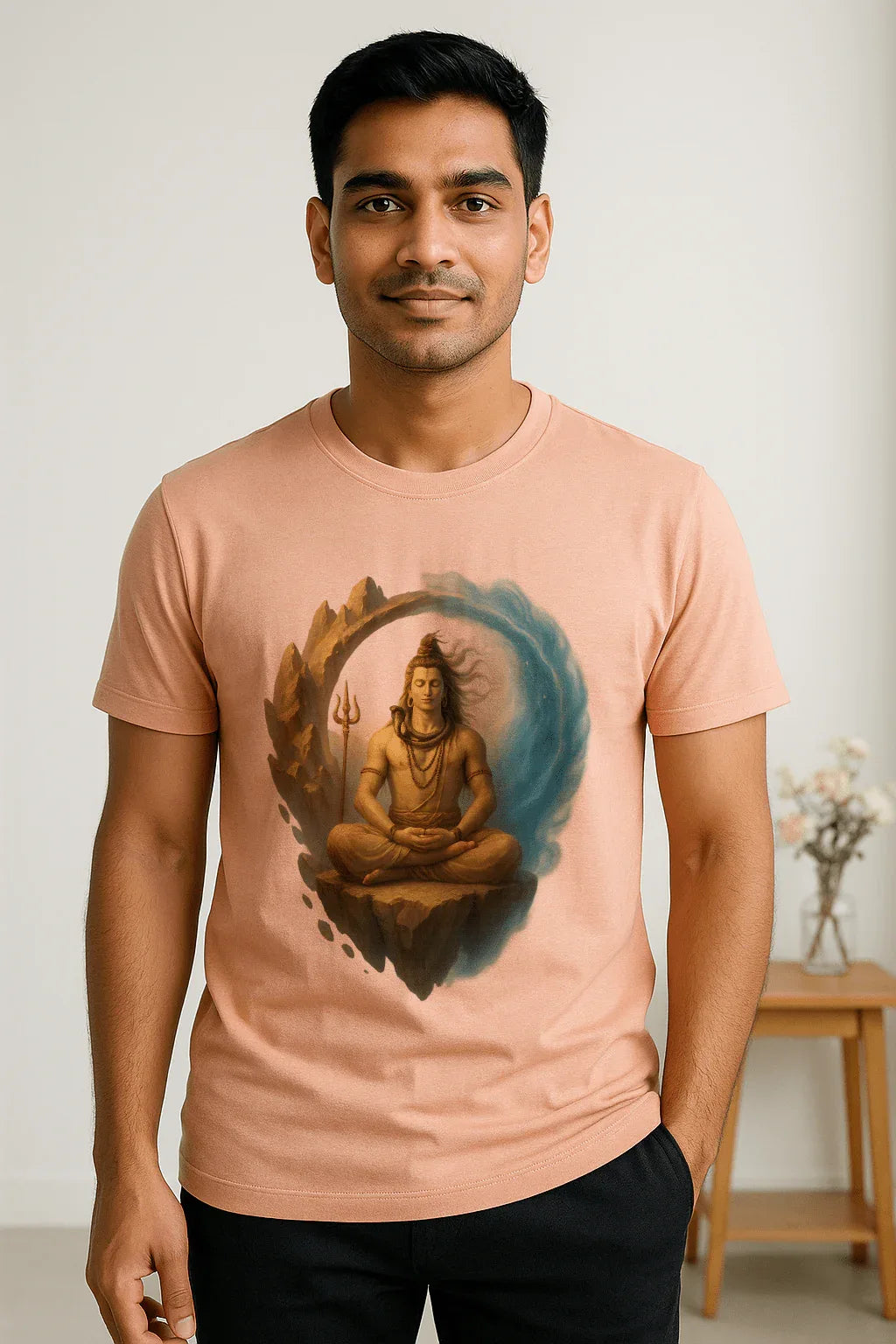 Mahadev Serenity T-Shirt – Calm Within the Cosmos - MeraKapda