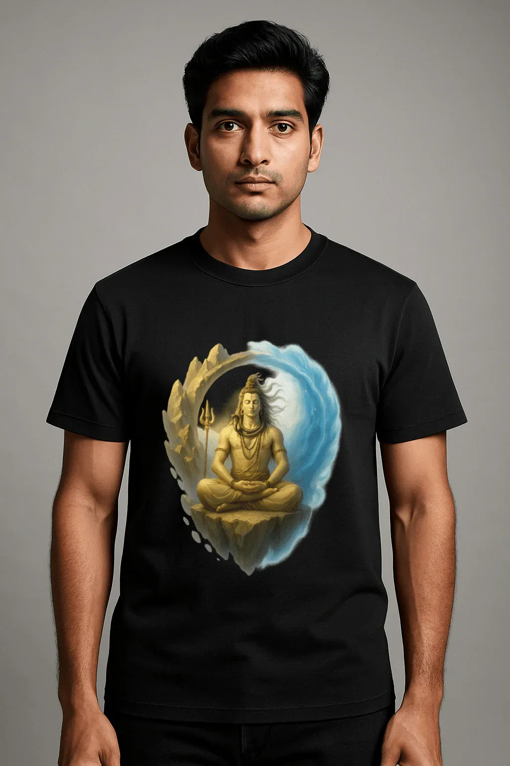 Mahadev Serenity T-Shirt – Calm Within the Cosmos - MeraKapda