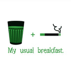 Round Neck T-Shirt - My usual Break fast - MeraKapda