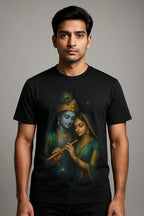 Radha Krishna Divine Harmony T-Shirt - MeraKapda