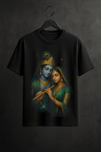 Radha Krishna Divine Harmony T-Shirt - MeraKapda