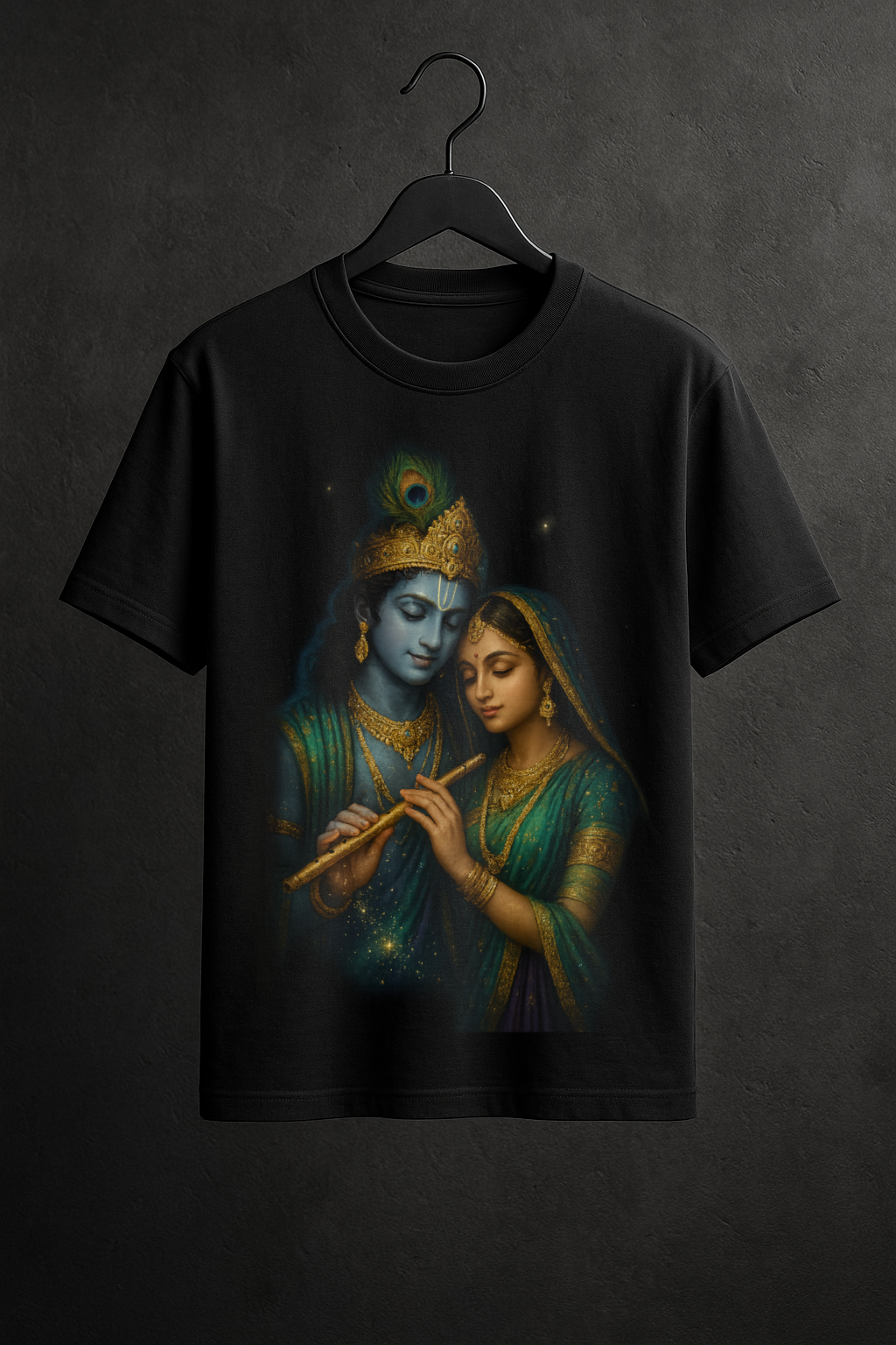 Radha Krishna Divine Harmony T-Shirt