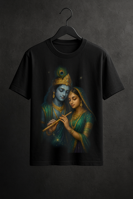 Radha Krishna Divine Harmony T-Shirt