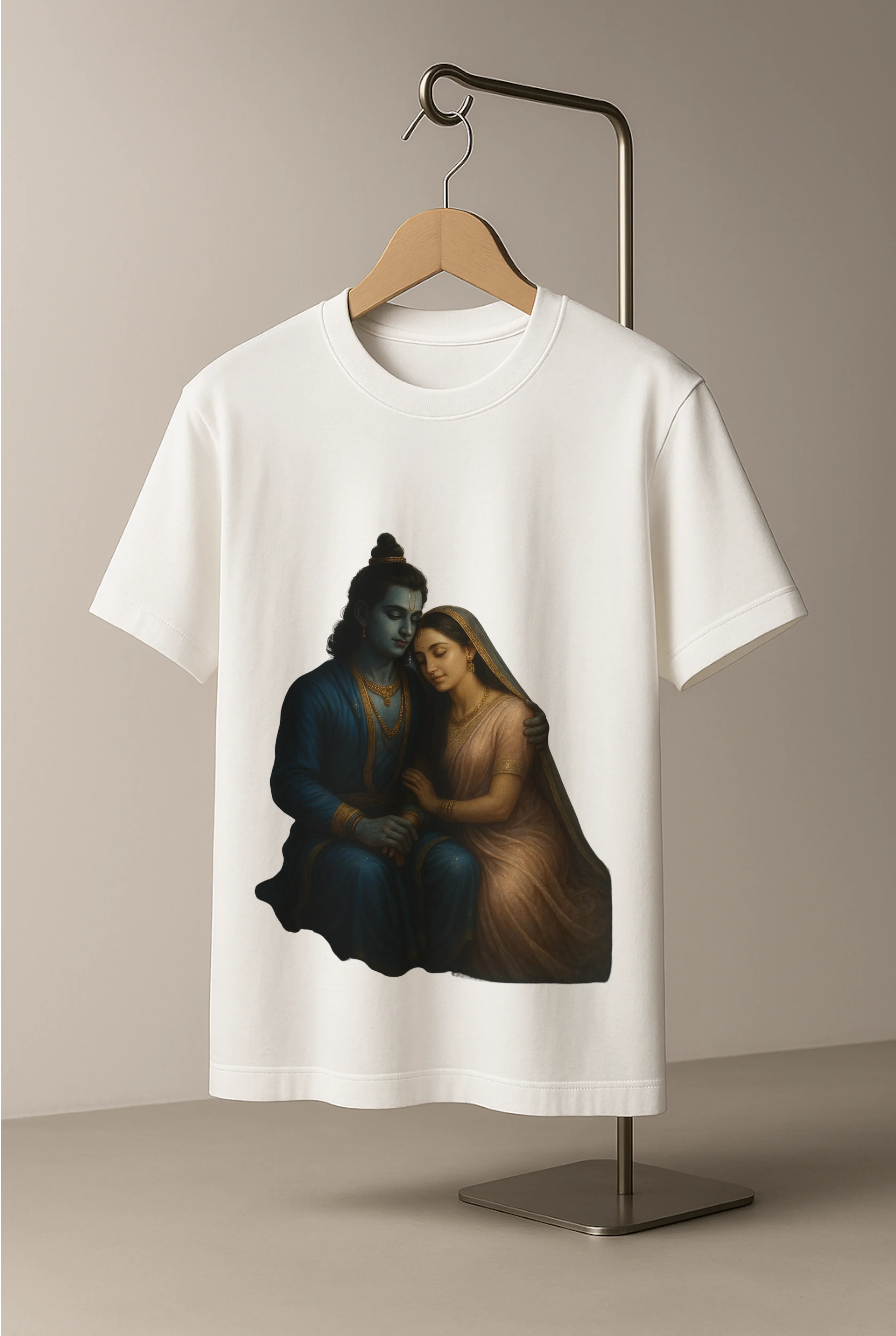 Ram & Sita Serenity T-shirt – A Timeless Symbol of Eternal Love - MeraKapda