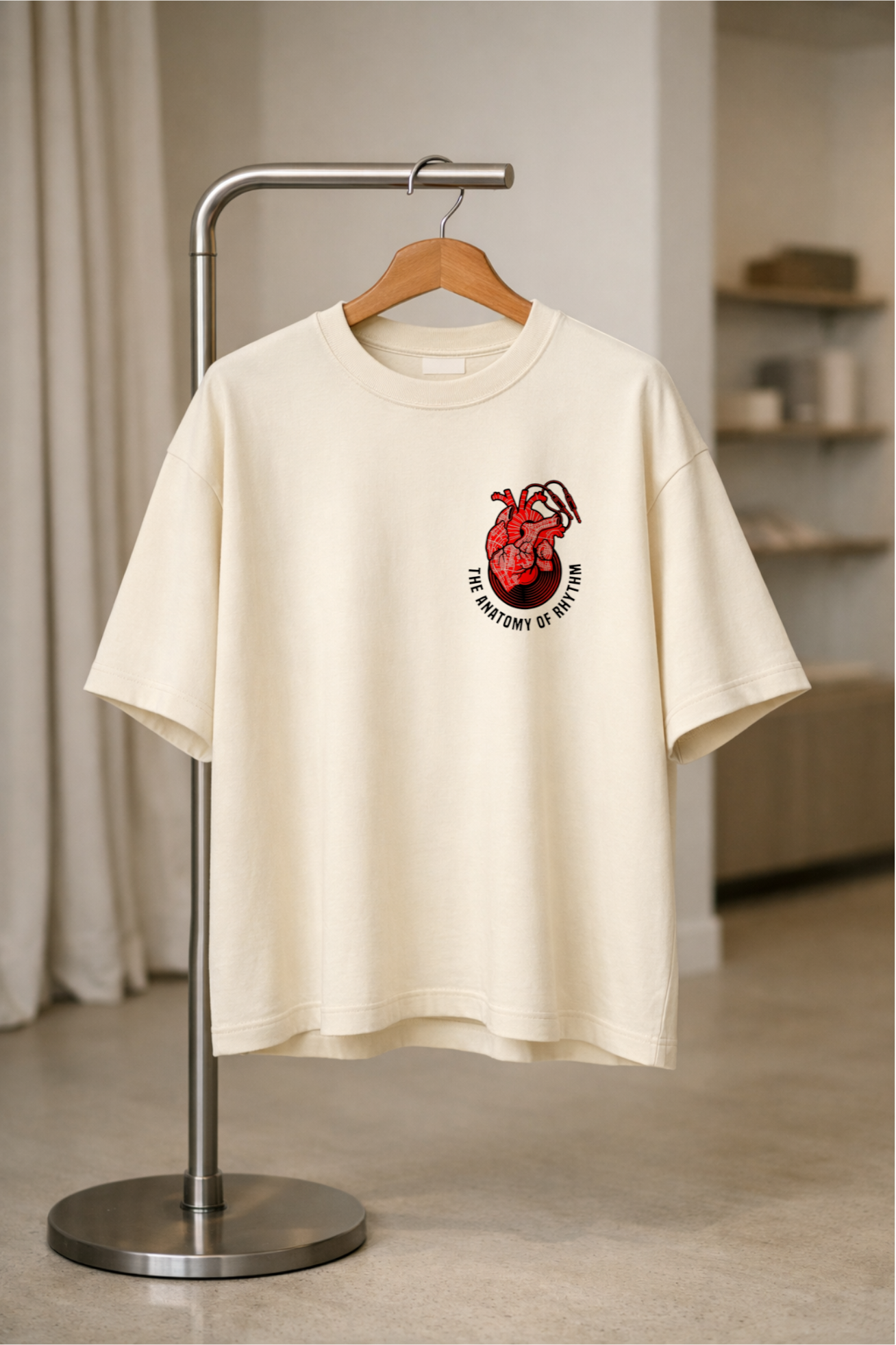 The Anatomy of Rhythm – Urban Blueprint Oversized T-Shirt | Rhythm City