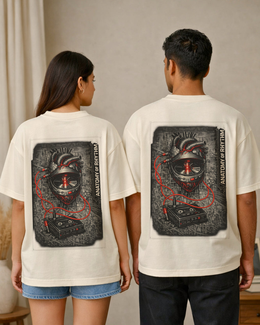 The Anatomy of Rhythm – Rhythm City Oversized T-Shirt | Urban Beat Collection
