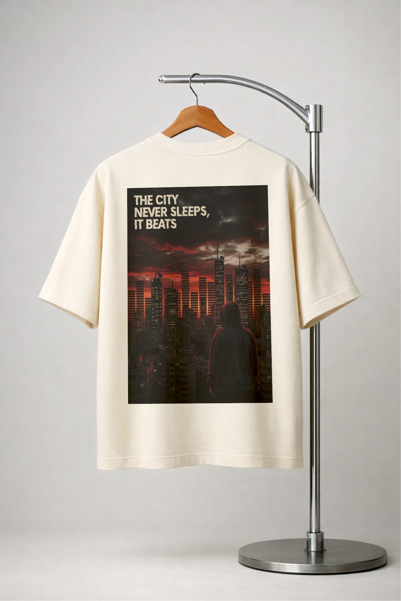 Rhythm City After Dark Oversized T-Shirt | Urban Nightwear