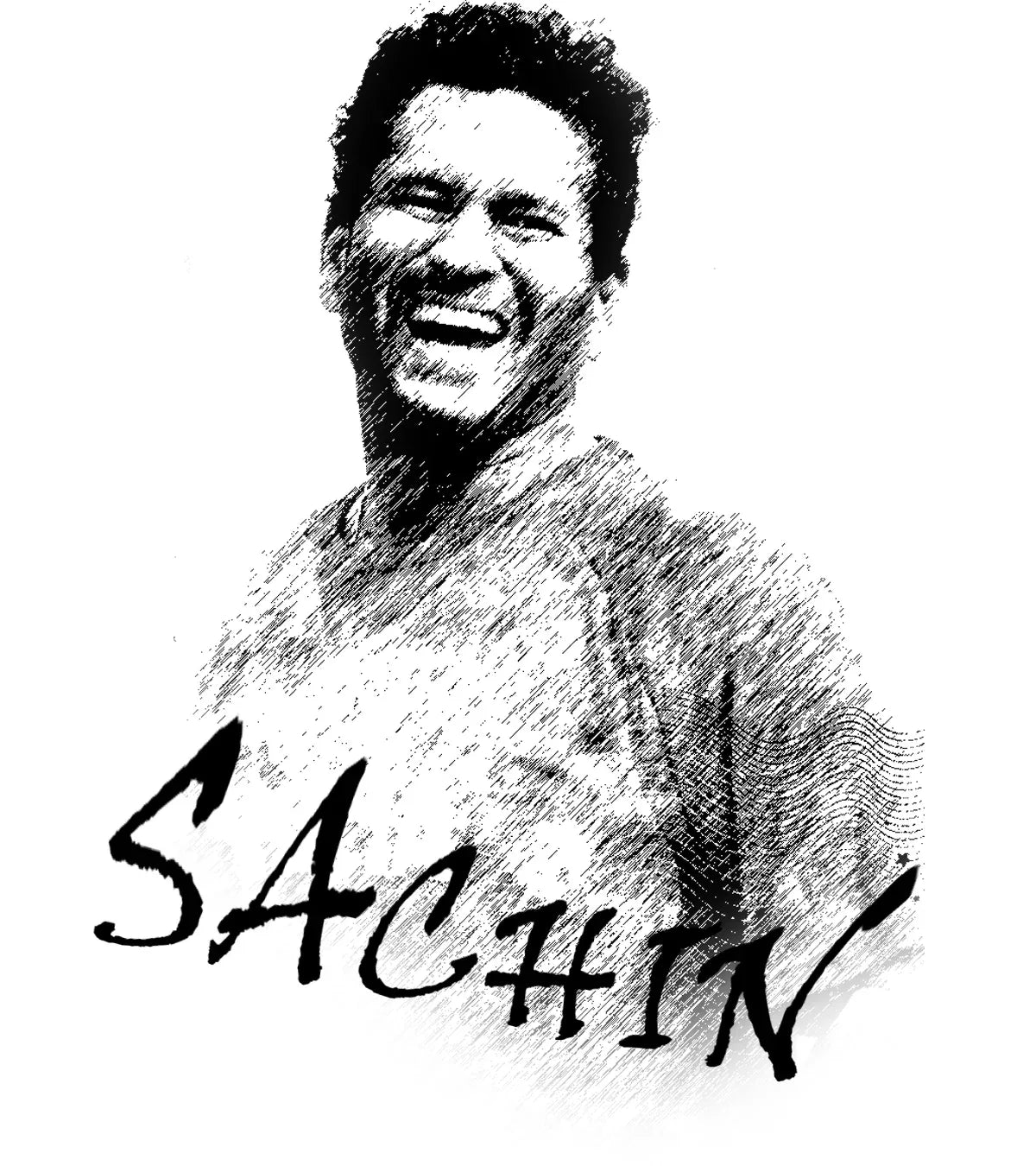 Round Neck T-Shirt - Sachin - MeraKapda