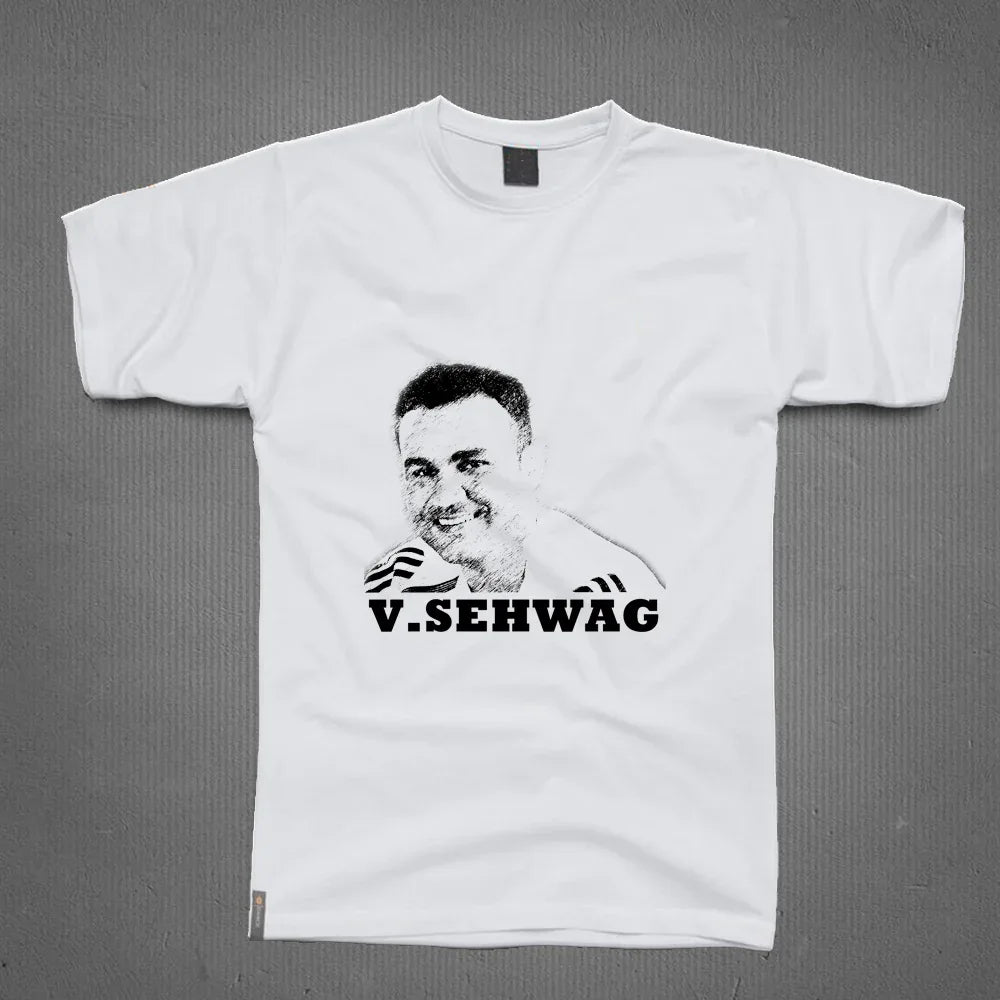 Round Neck T-Shirt - Sehwag - MeraKapda