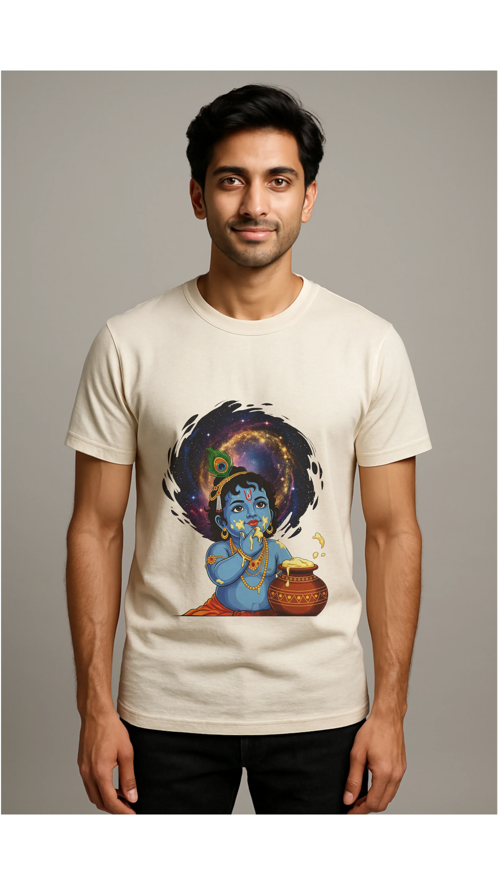 Bal Krishna Makhan Chor T-Shirt – Divine Edition - MeraKapda