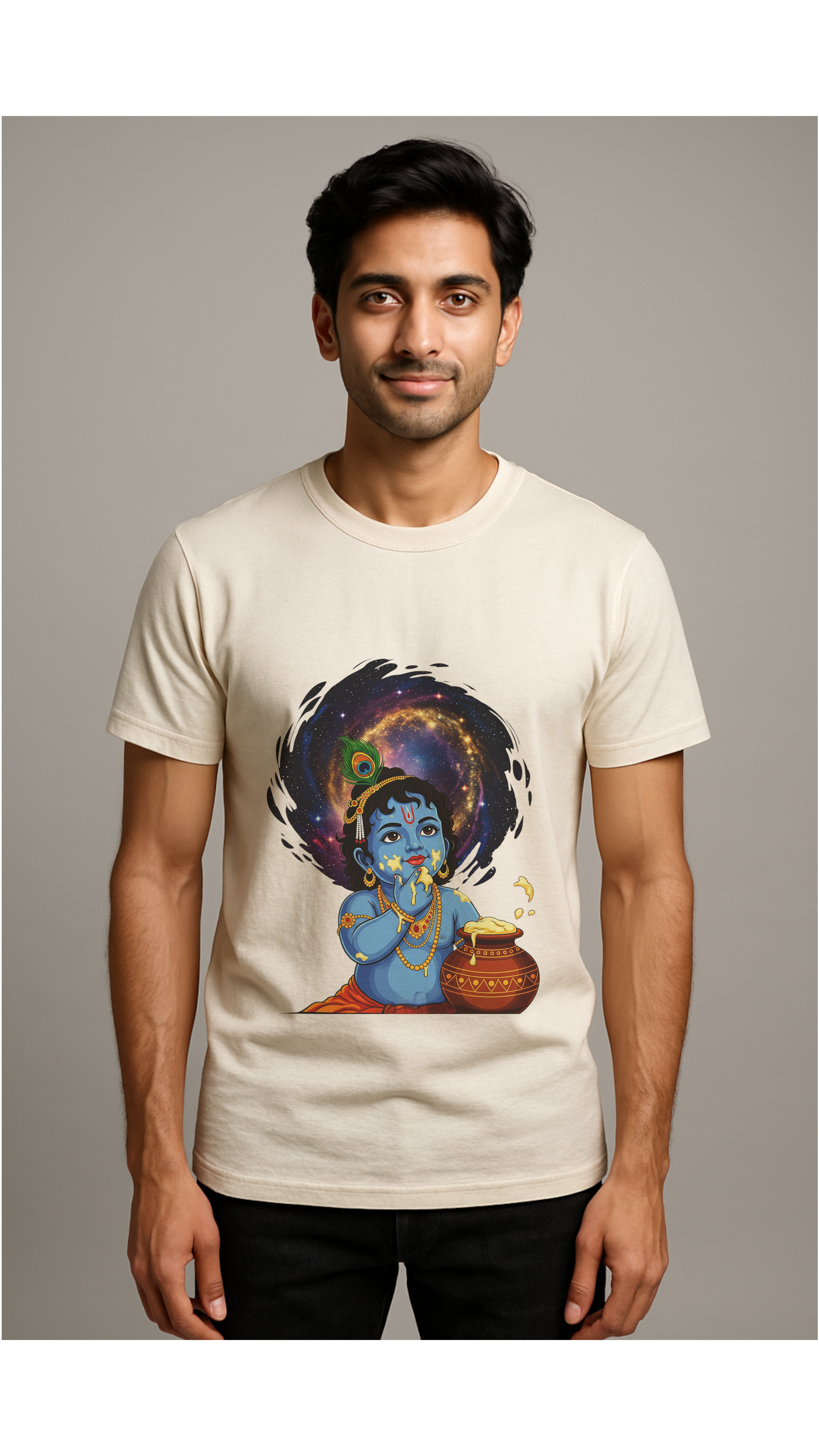 Bal Krishna Makhan Chor T-Shirt – Divine Edition