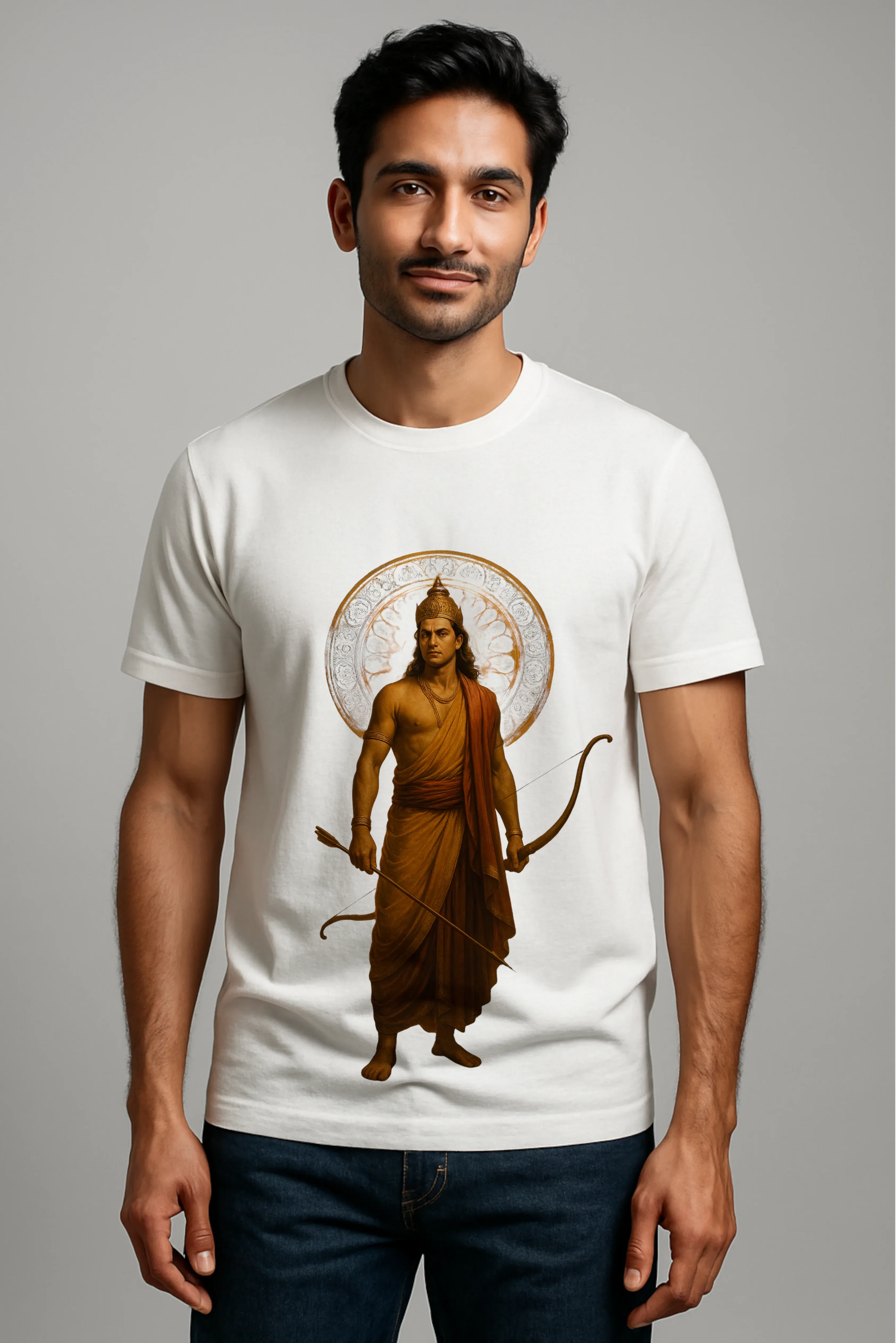 Shree Ram – Dharma Light T-shirt | Strength in Calm - MeraKapda