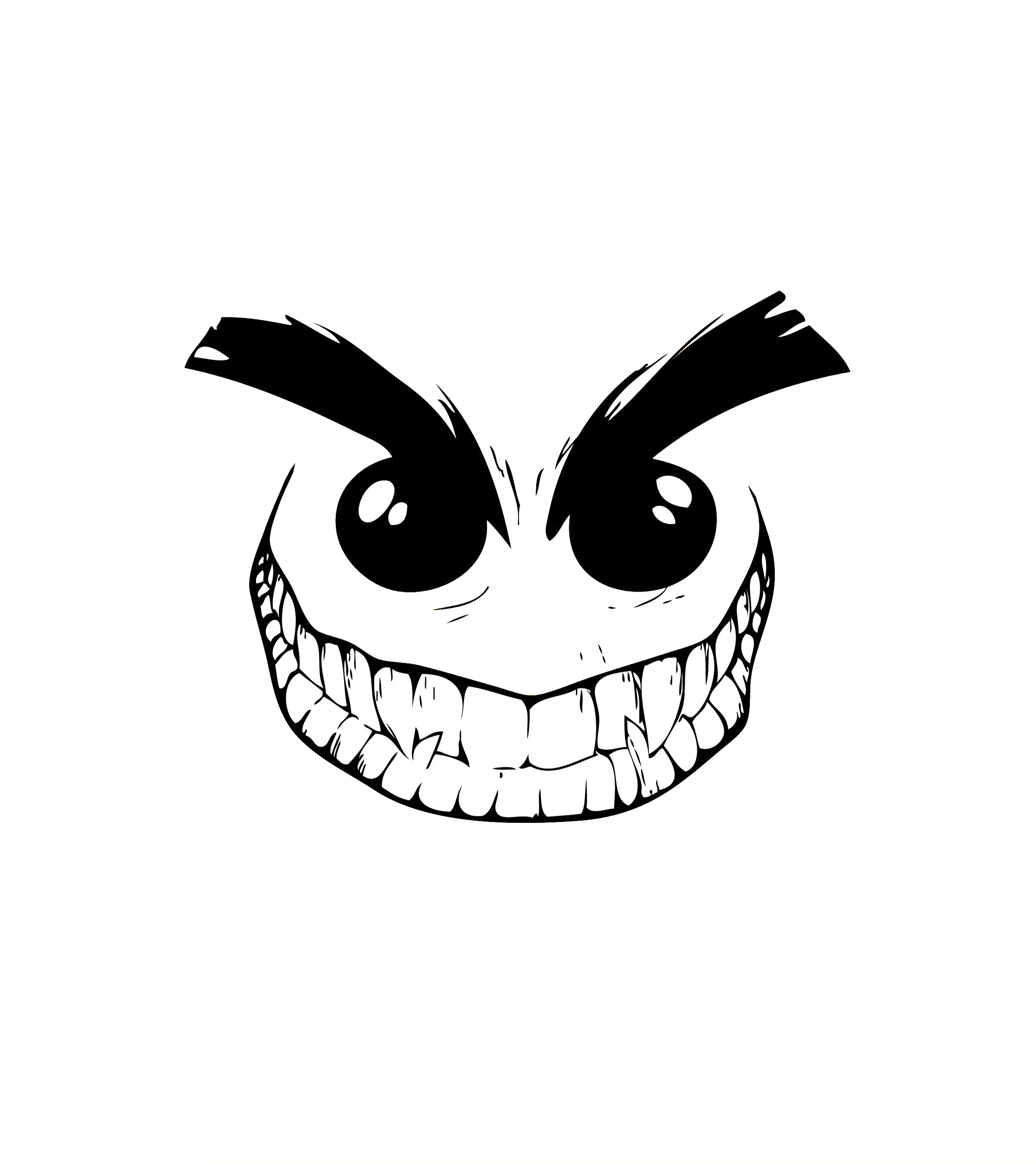 Round Neck T-Shirt - Smilevil - MeraKapda