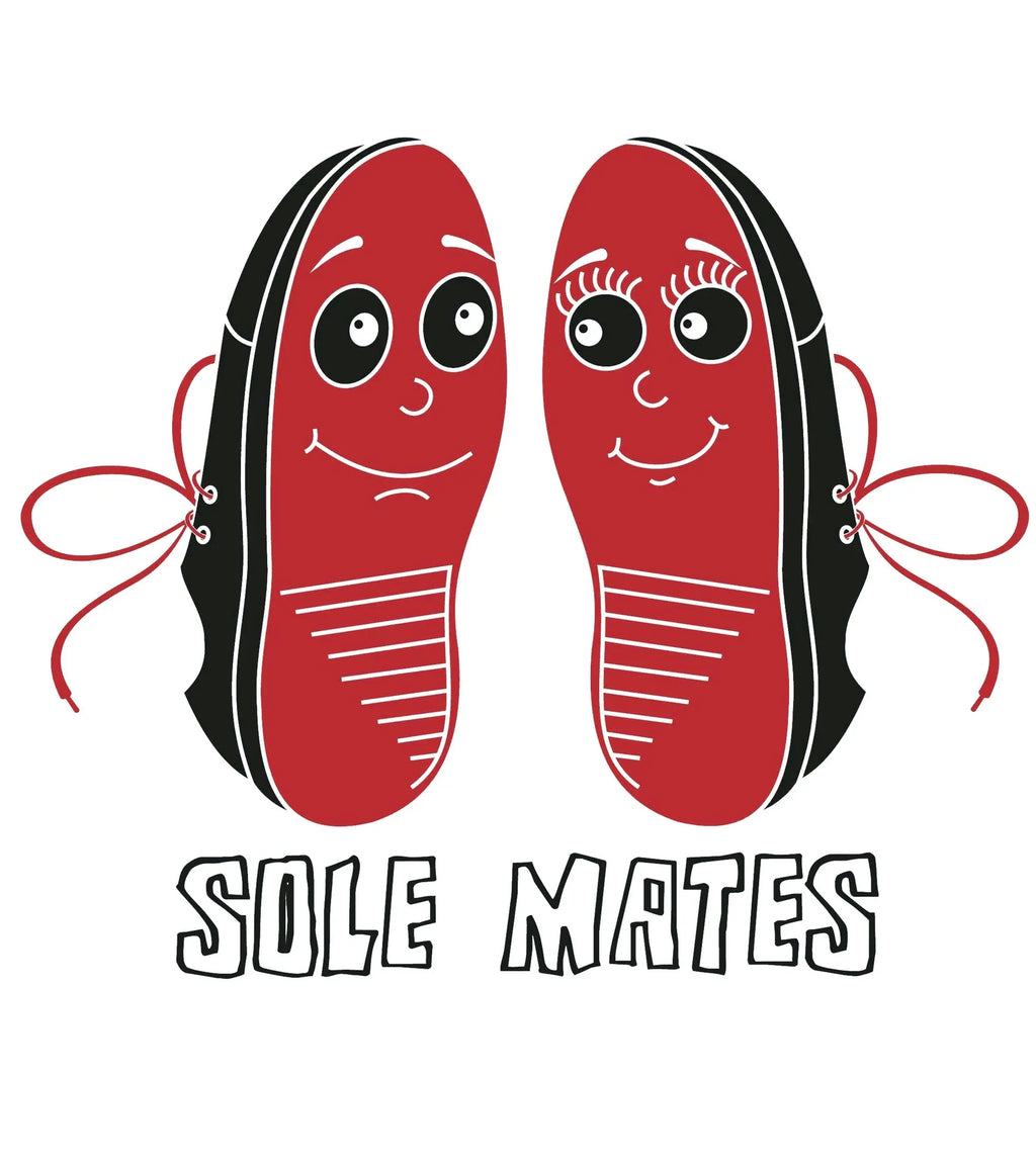 Round Neck T-Shirt - Sole mates - MeraKapda