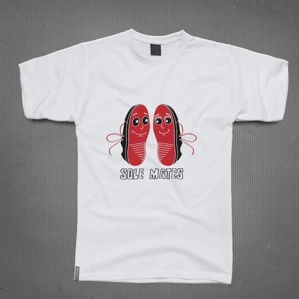 Round Neck T-Shirt - Sole mates - MeraKapda