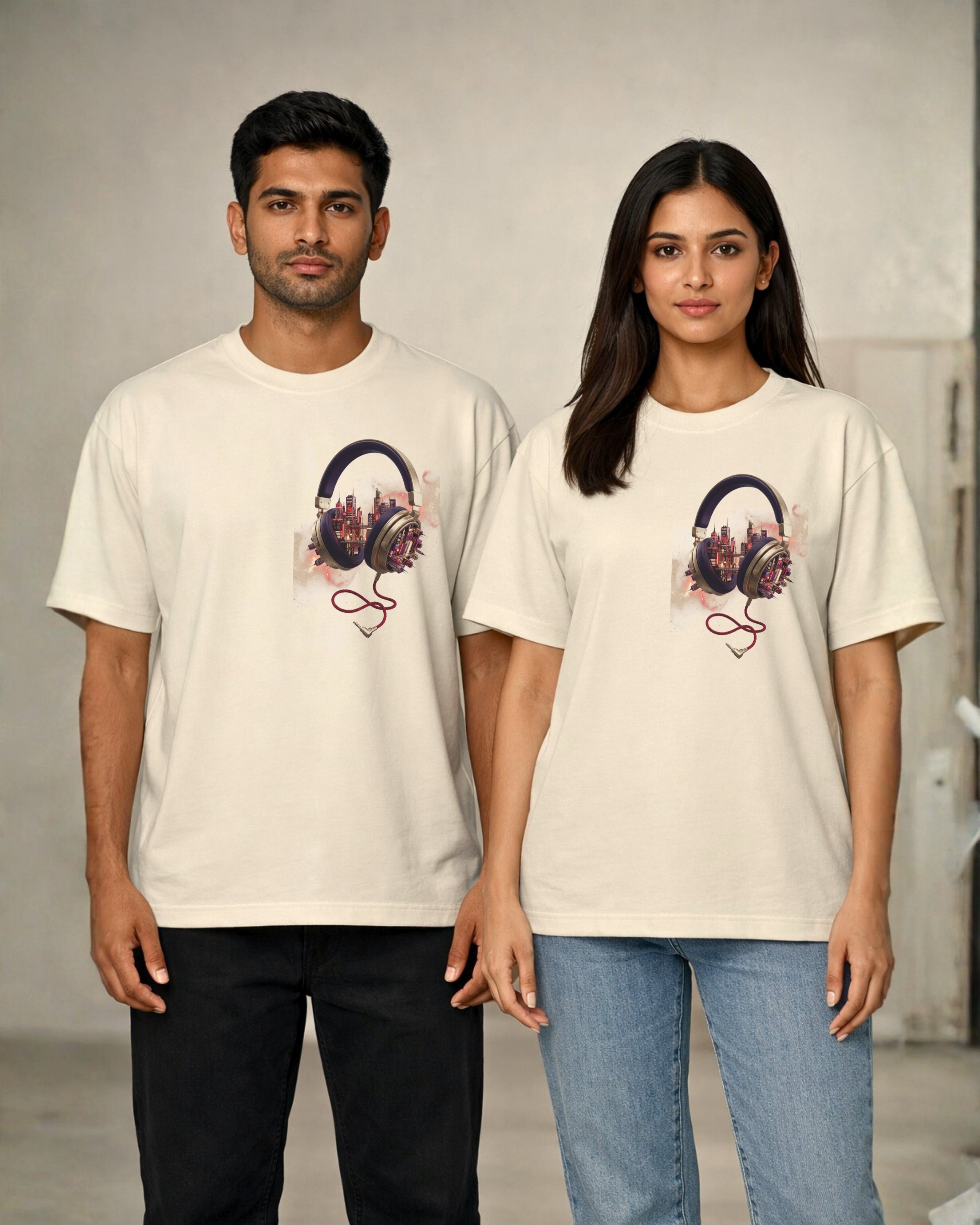 Rhythm City After Dark Oversized T-Shirt | Urban Nightwear