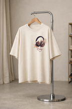 Marine Drive Beats Oversized T-Shirt – Rhythm City Edition | Unisex Streetwear