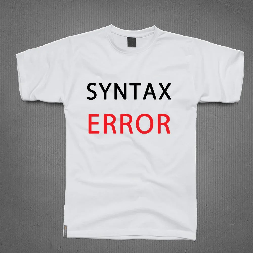 Round Neck T-Shirt - Syntax Error-t - MeraKapda